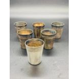 A Set of Reneka Sterling Silver Shot glasses