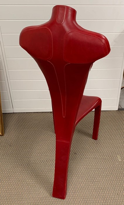 A Bespoke Chair made by Alma Leather in the female form - Image 3 of 3