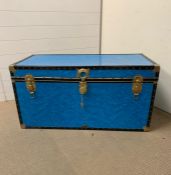 A School Trunk in blue.