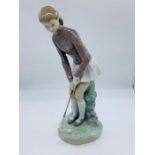 Lladro women golf player (H28cm)