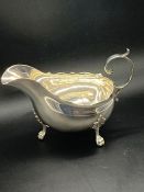 A Silver Sauce Boat, hallmarked Birmingham 1903, by J Sherwood & Sons