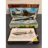 Three boxed model aircraft kits to include Special Hobby Fiat CR 25 Italian Heavy Fighter, Frog