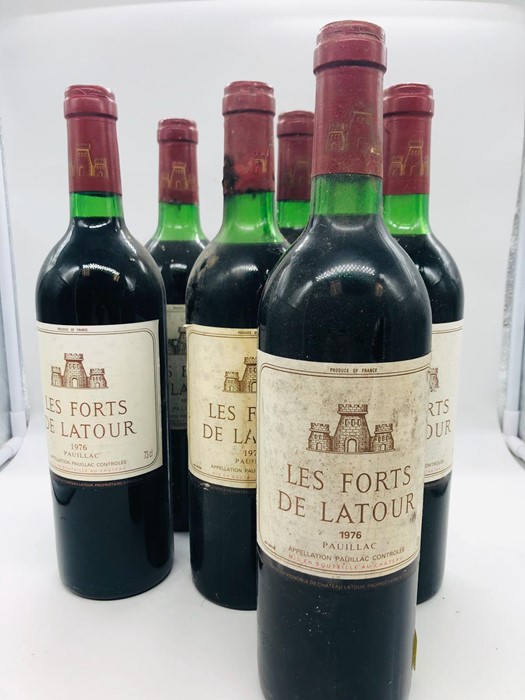 Six Bottles of Les Forts de Latour 1976 - Image 4 of 4