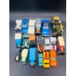 A Selection of loose die cast vehicles, various models makers and models.