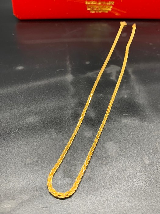 An Asian Gold Necklace (18.7g)