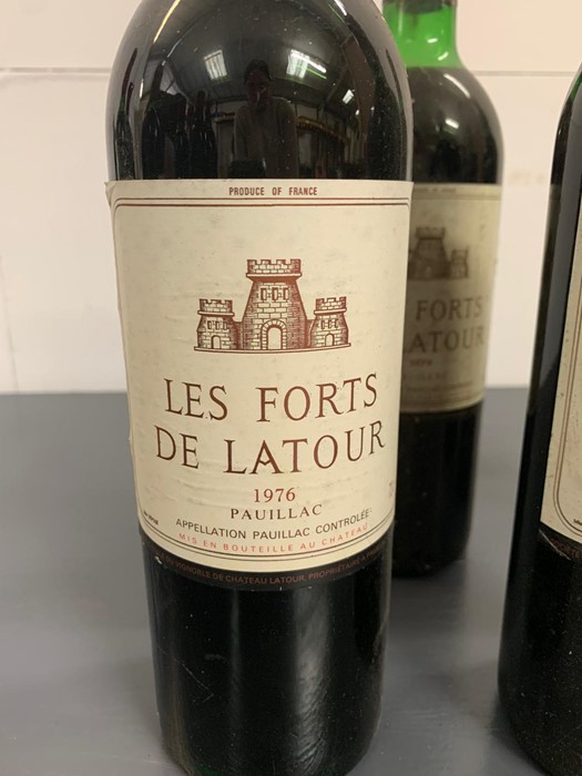 Six Bottles of Les Forts de Latour 1976 - Image 2 of 4