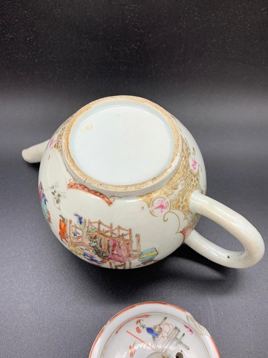 Three oriental porcelain teapots AF - Image 8 of 9