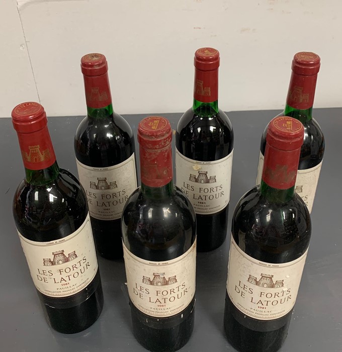 Six Bottles of 1981 Les Fort De La Tour Wine - Image 3 of 3