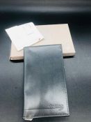 Concorde Memorabilia: A Leather Wallet, in original box and unused.