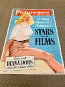 A Vintage Picturegoer 20 x 30 Promotional Poster for Actress Dian Dors.