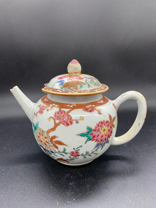 Three oriental porcelain teapots AF - Image 4 of 9