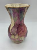 Old court Lustre ware pink 1950's vase