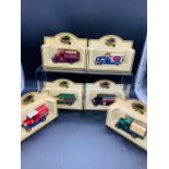 A Collection of Six Lledo Die Cast lorries, to include Denis Parcels Lorry, Walkers Crisps