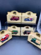 A Collection of Six Lledo Die Cast lorries, to include Denis Parcels Lorry, Walkers Crisps