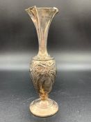A Chester Hallmarked Posy Vase, makers mark CO.