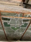 Architectural Salvage Stain Glass panels from a 1903 atrium, came out of Cliff's Hotel, the building