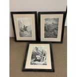 Three Don Quixote Themed Prints