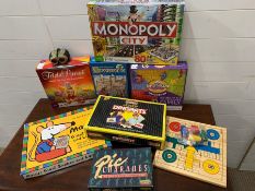 A selection of board games