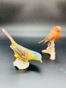 Two Goebel West Germany china birds