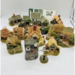 A selection of ten Lilliput Lane Cottages, Cabbage Patch Corner, The Little Lost Dog, Saddlers