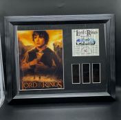 Lord of the Rings Character Edition Frodo 147:1000 original 35MM Filmcell Presentation