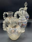 A selection of 18th century glass