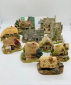 A selection of ten Lilliput Lane cottages, Watermill, Little Smithy, Cornflower Cottage, The Tudor