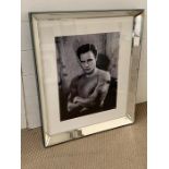 Black and white picture of Marion Brando in a mirrored frame (56cm x 72cm)