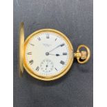 An 18 ct gold Waltham Pocket Watch (110g)
