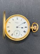 An 18 ct gold Waltham Pocket Watch (110g)