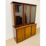 A Mid Century Sideboard, with or without glazed bookcase top