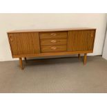 A mid century Schreiber side board H73cm x L150cm x D40cm