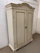 A French style double wardrobe (H195cm W130cm D50cm)