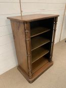 Inlaid open bookcase (H85cm W56cm D36cm)