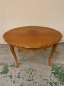 A Beech Occasional Table 46 cm H x 77 cm L
