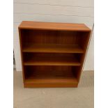 A Mid Century G Plan Style Teak Open Bookcase 81cm L x 28cm D x 92cm H