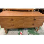 A mid century sideboard (H66cm W130cm D46CM)