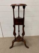 George III mahogany style washstand and two drawers