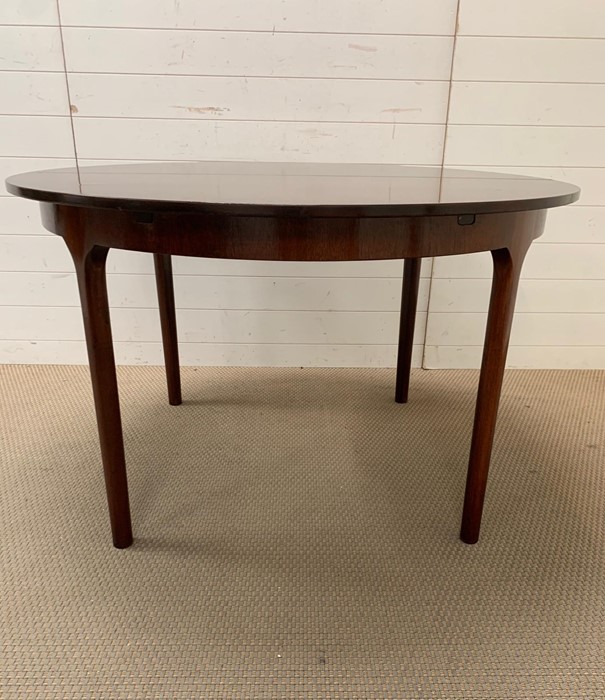 An extendable Dining room table (H76cm Diam 122cm) - Image 3 of 4