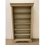 A regency style bookcase (H195cm W92cm D27cm)