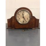 A Mahogany Cased Mantle clock with FHT movement