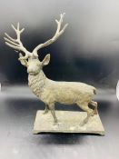 A Cast metal stag