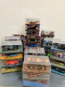 A selection of 42 Batman diecast collectable models.