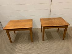 A Pair of Mid Century low side tables