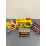 Four Diecast Vehicle Sets Mr Bean, Only Fools and Horses, Basil Brush, Royal wedding 1981.
