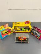 Four Diecast Vehicle Sets Mr Bean, Only Fools and Horses, Basil Brush, Royal wedding 1981.