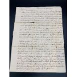 A Mid 18th Century Ladies Letter