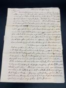 A Mid 18th Century Ladies Letter