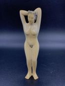 A Late 19th Century Ivory Medicine Doll (15cm)