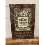 The State Assurance Company Limited enamel sign